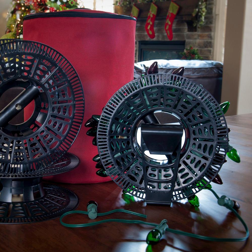 TreeKeeper Santa's Bags Install 'N Store Light Storage Bag with Reels