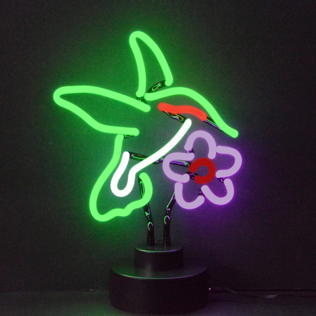 Neonetics Hummingbird Neon Sculpture