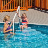 The King Aqua Staircase (Blue Granite Wedding Cake Pool Steps)