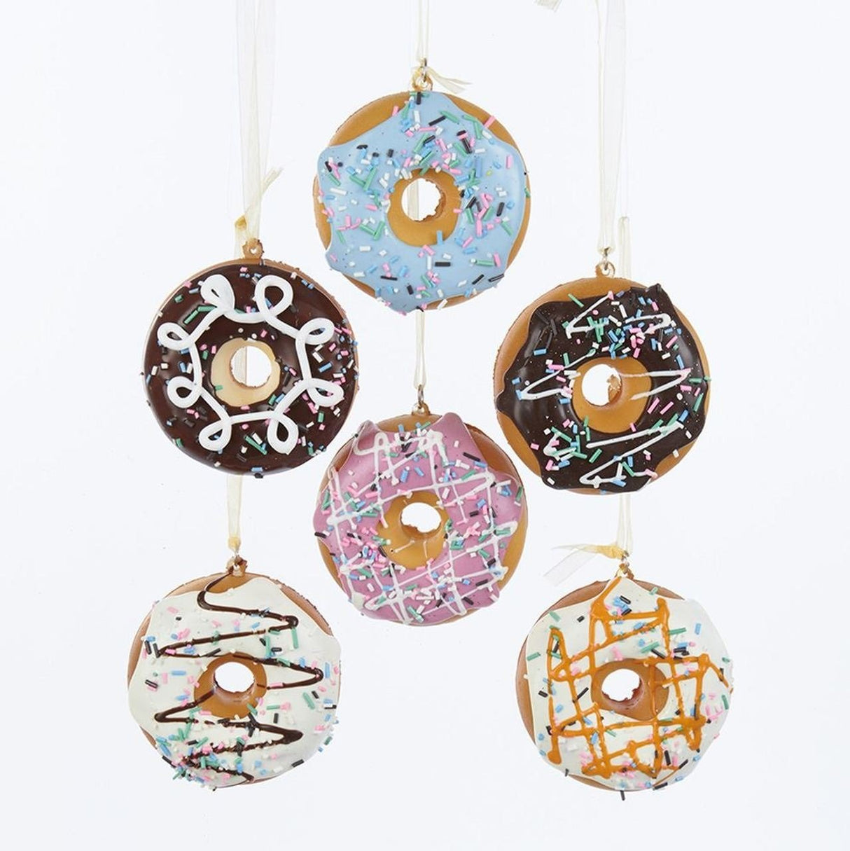 2.75" Frosted Donut Ornament