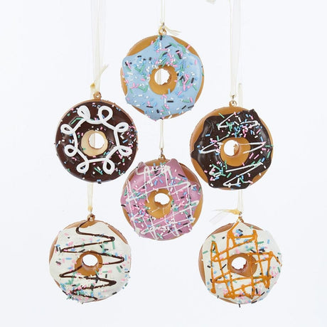 2.75" Frosted Donut Ornament
