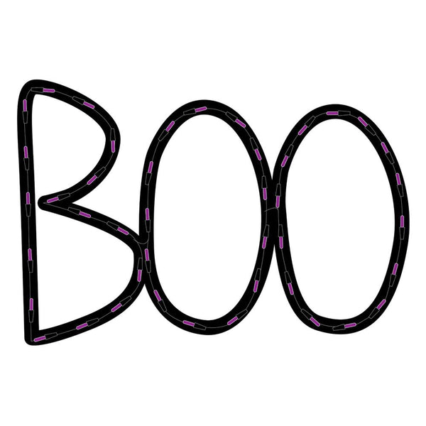 Halloween Lighted BOO Ornamental Silhouette | Halloween Decoration ...