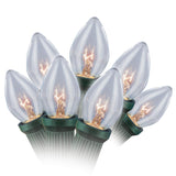 Set of 25 Transparent C7 Christmas Lights