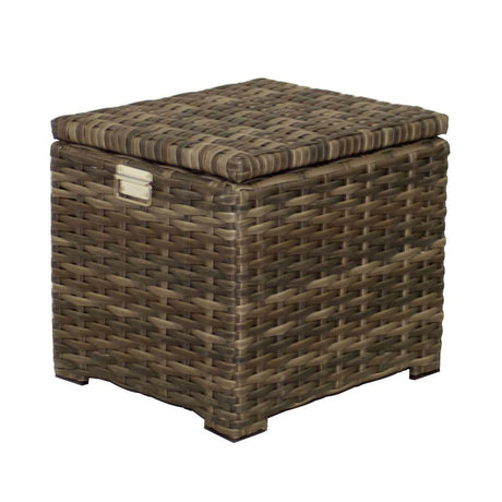 Wicker Husk Ice Chest End Table
