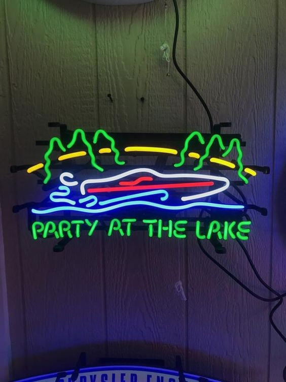 Neonetics Party at the Lake Neon Sign