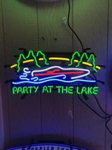Neonetics Party at the Lake Neon Sign