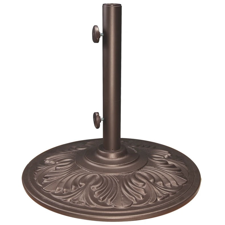 Cast Aluminum Art Deco Umbrella Bases