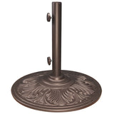 Cast Aluminum Art Deco Umbrella Bases