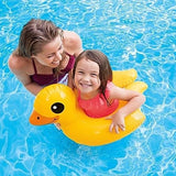 Inner tube for kids shaped like a duck.