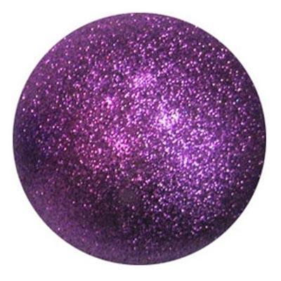 6" Shatterproof Purple Glitter Ball Ornament
