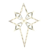 Lighted Star of Bethlehem Window Silhouette