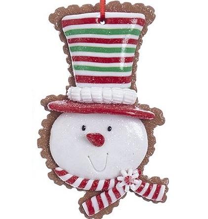 Ornaments shaped like decorated Christmas cookies.