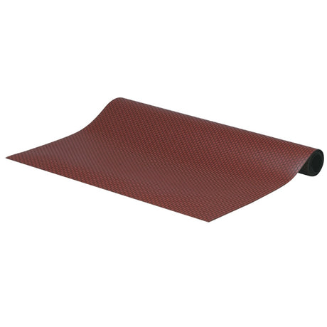 Plastic village accessory for a Lemax display. Designed to look like a red brick road.