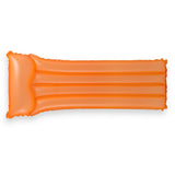 Orange pool mattress.