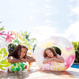 Colorful inner tubes.
