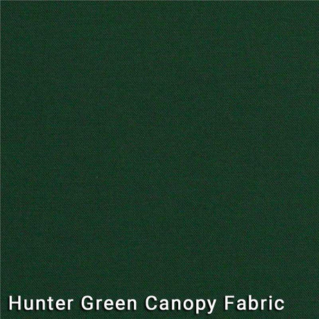 9' Market Bronze Frame Hunter Green Canopy Umbrella