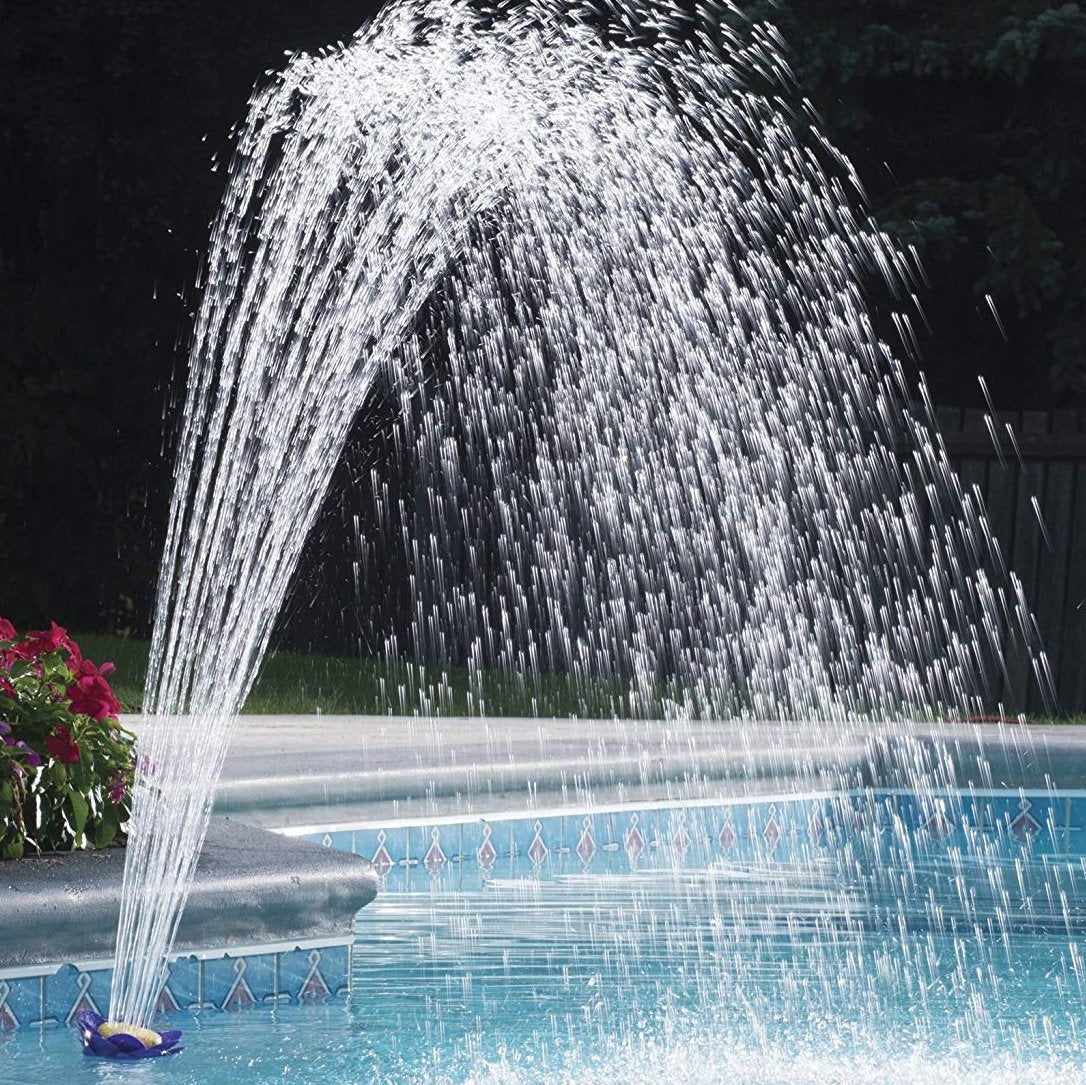 Swimming Pool Wall-Mounted Flower Fountain