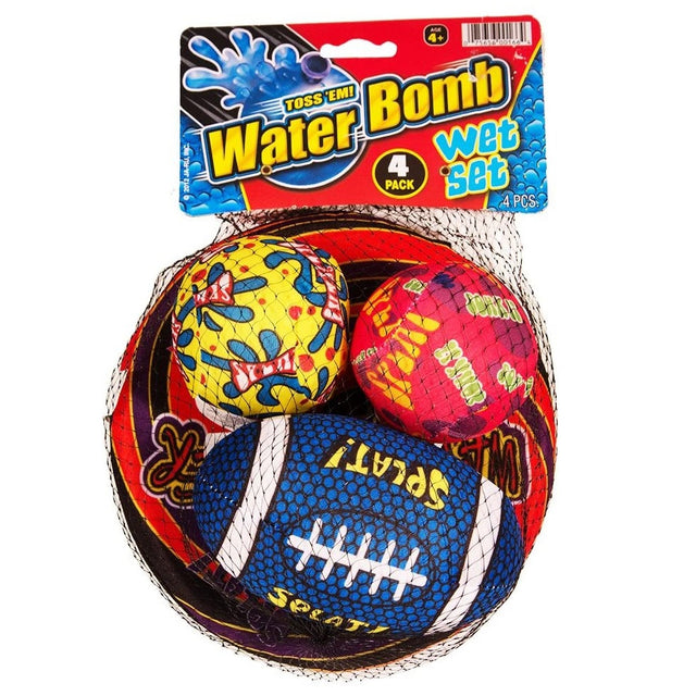 Foam water balls.