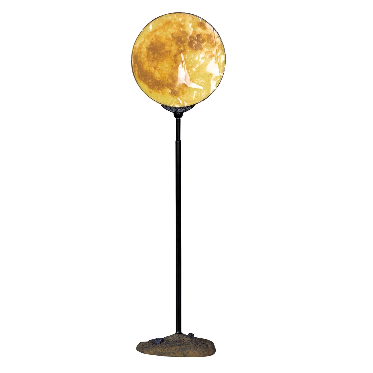 Plastic village accessory for a Lemax display. Designed to be placed in your display to look like the moon is out.