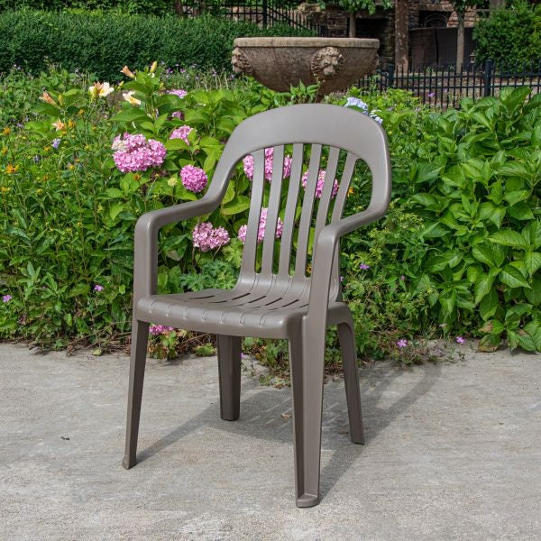 High-Back Resin Stacking Chairs