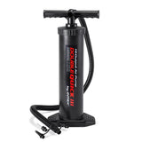 Hand pump to inflate beach balls, air mattresses, tires, etc.