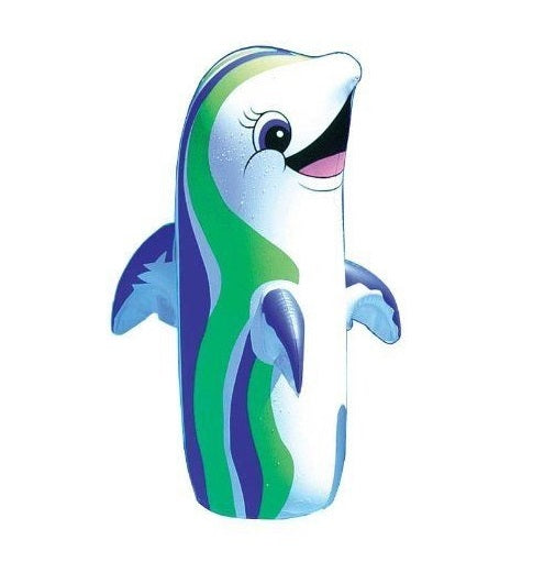 Weighted dolphin inflatables to help keep birds out of your pool.