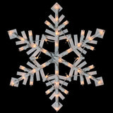 Lighted Snowflake Window Silhouette