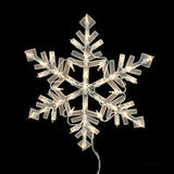 Lighted Snowflake Window Silhouette