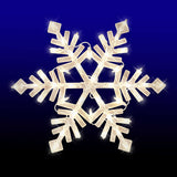 Lighted Snowflake Window Silhouette
