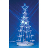 Lemax General Collectibles: Lighted Silhouette Tree, Blue, Medium #74658