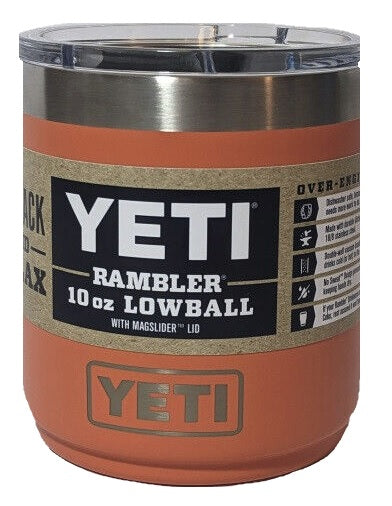 Orange Yeti mug.