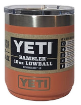 Orange Yeti mug.