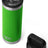Green colored Yeti Rambler water bottle.