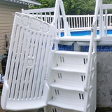 Grand Entry Double Step Pool Entry System with Gate