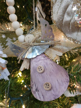 4.75" Rustic Angel Ornament