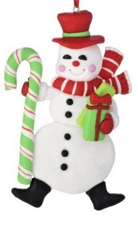 5" Claydough Santa/Snowman Ornament