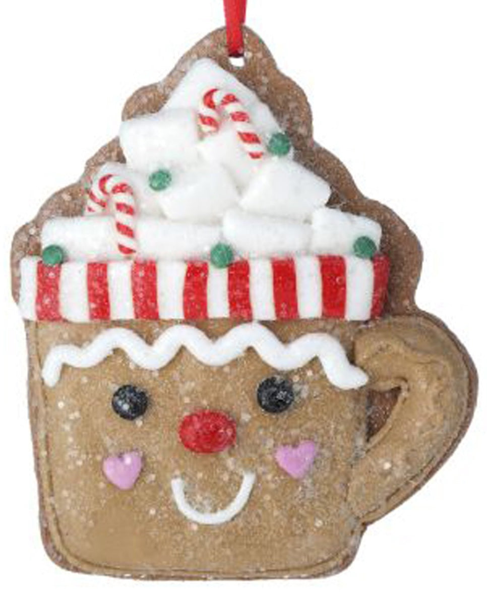 4" Cocoa Cup Cookie Ornament