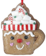 4" Cocoa Cup Cookie Ornament