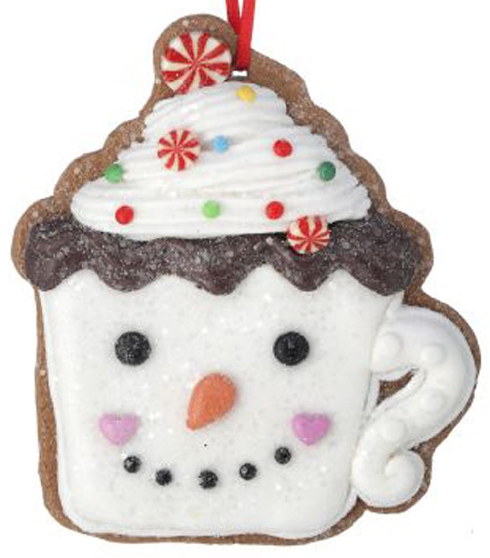 4" Cocoa Cup Cookie Ornament