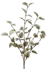 32" Frosted Mini Aspen Leaf Spray
