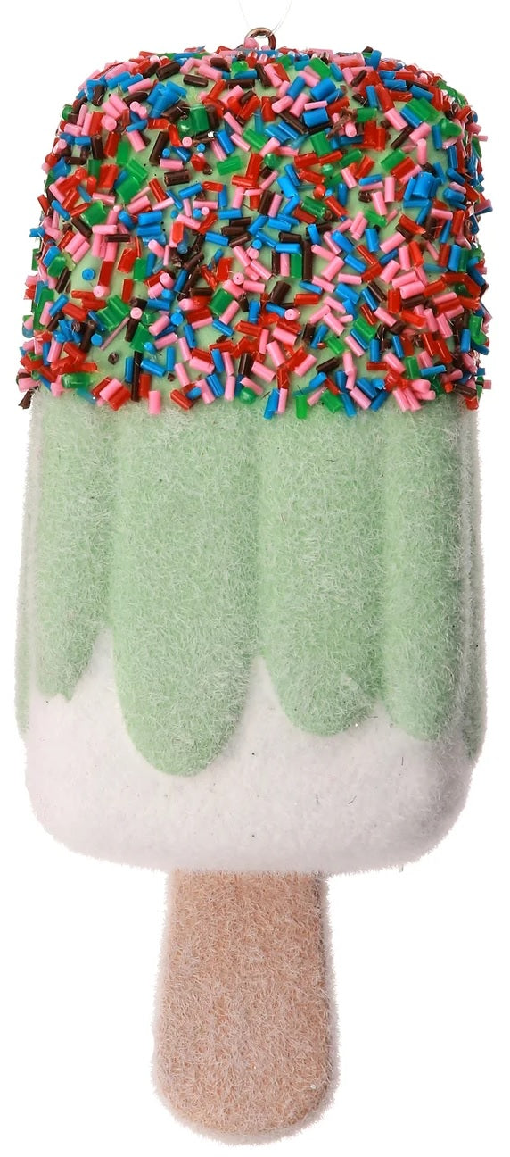 5" Plastic Popsicle with Sprinkles Ornament