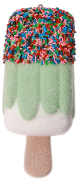 5" Plastic Popsicle with Sprinkles Ornament