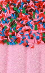 5" Plastic Popsicle with Sprinkles Ornament