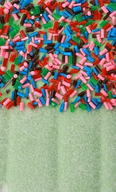 5" Plastic Popsicle with Sprinkles Ornament