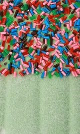 5" Plastic Popsicle with Sprinkles Ornament