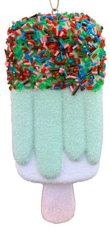 5" Plastic Popsicle with Sprinkles Ornament