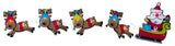 Santa and Reindeer Shimmer 5-Piece Instant Garland