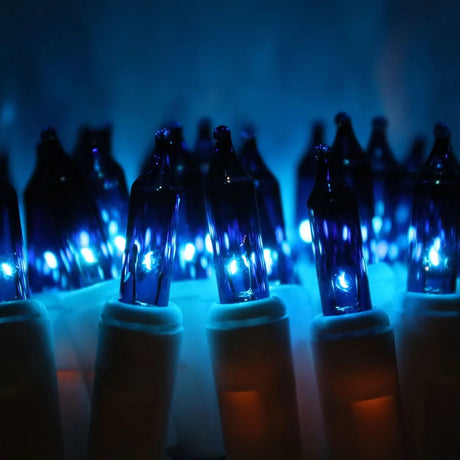 Set of 100 Mini Lights on White Wire
