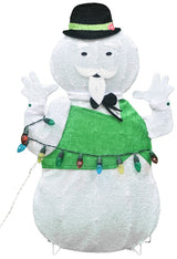 2D Sam the Snowman Outdoor Christmas Decor