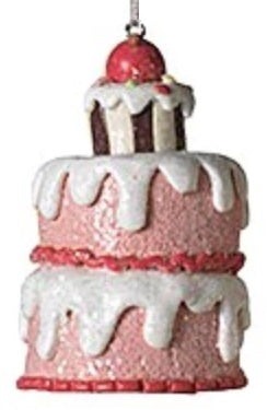 3.5" Holiday Cake Ornament